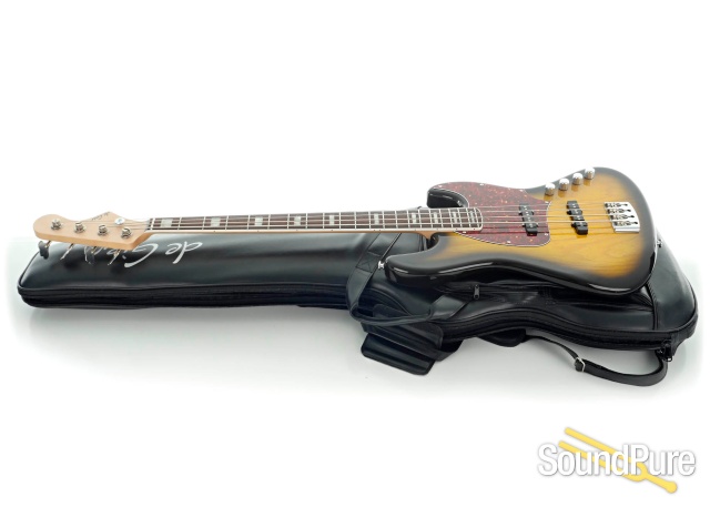 DeGier BeBop4 2-Tone Sunburst Electric Bass #91 - Used — image 6