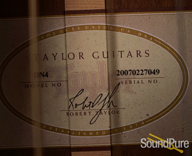 Taylor DN-4 Guitar #20070227049 - Used — image 8