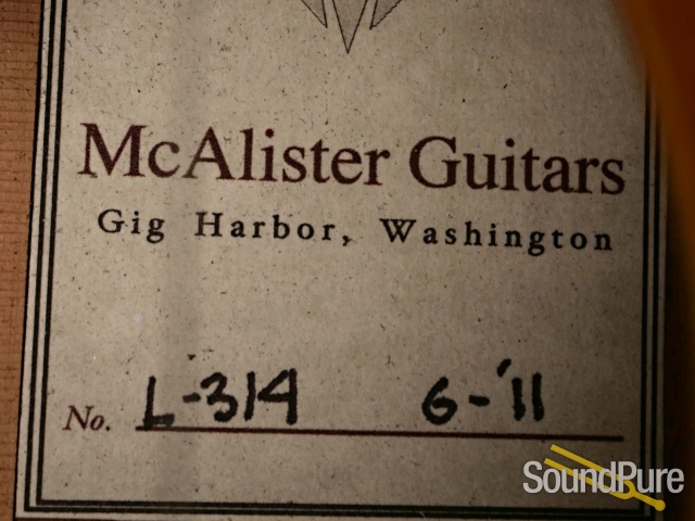McAlister OO-Lucas 12 Fret Guitar #L314 - Used — image 7