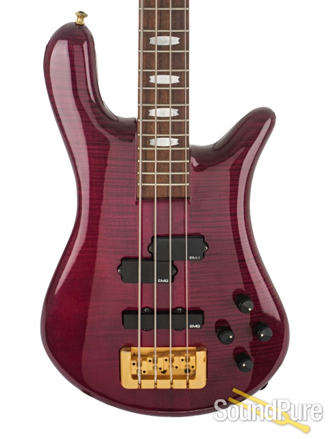 Spector NS-4 Plum 4 String Bass Czech Republic - Used — image 1