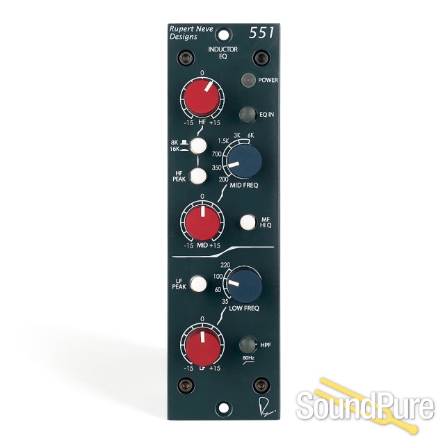 Rupert Neve Designs 551 500-Series Inductor EQ - Demo — image 1