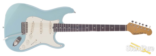 Michael Tuttle Custom Classic S Daphne Blue #79 - Used — image 3