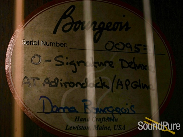 Bourgeois O DB Signature Deluxe #9571 - Used — image 8