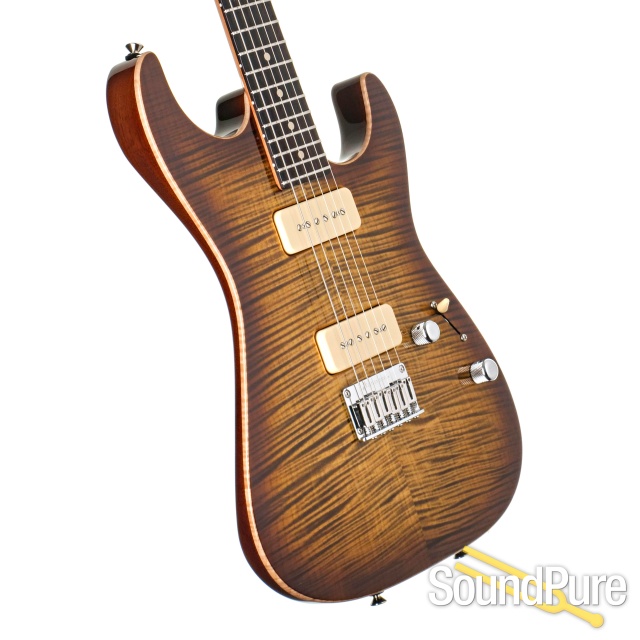 Anderson Cobra S Hollow Light Tiger Eye Guitar #11-28-25P — image 2