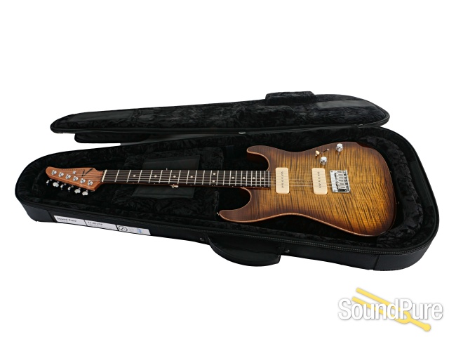Anderson Cobra S Hollow Light Tiger Eye Guitar #11-28-25P — image 5