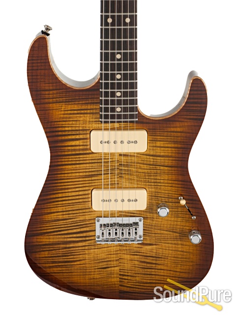 Anderson Cobra S Hollow Light Tiger Eye Guitar #11-28-25P — image 1
