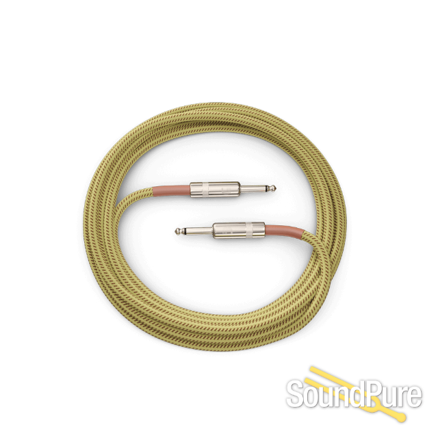 D'Addario Custom Series Braided Instrument Cable Tweed-15FT