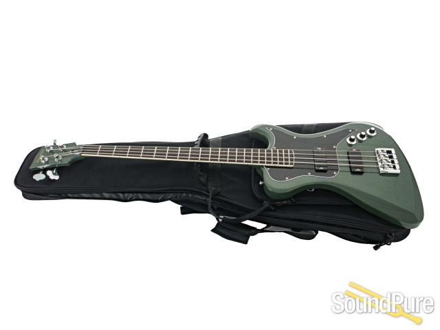 Dunable R2 DE Gloss Olive Green Bass Guitar #R2785 — image 5