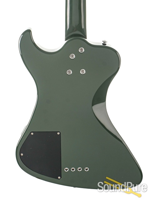 Dunable R2 DE Gloss Olive Green Bass Guitar #R2785 — image 6