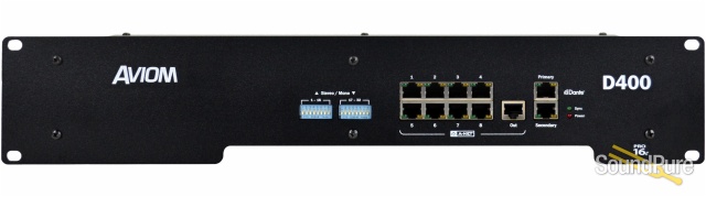 Aviom D-400 A-Net Distributor with DANTE