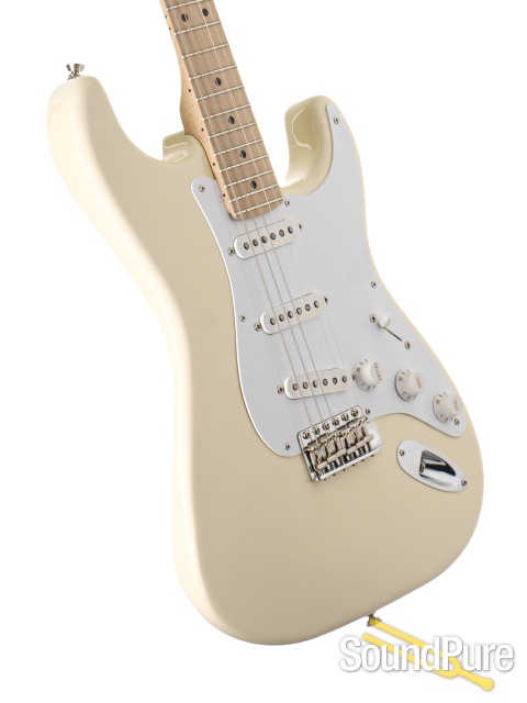 Fender Eric Clapton Strat Olympic White #US21006108 - Used — image 2