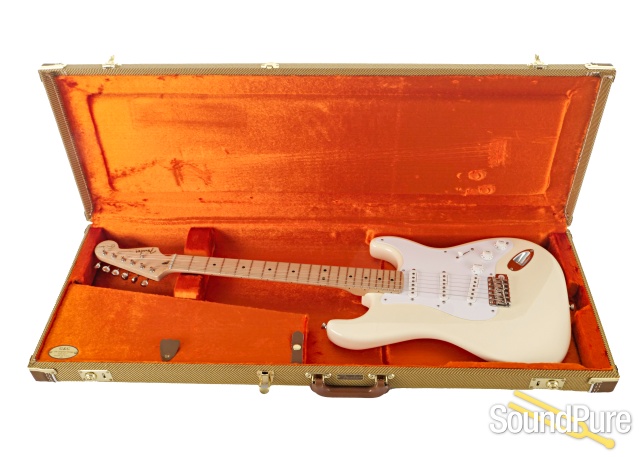 Fender Eric Clapton Strat Olympic White #US21006108 - Used — image 5