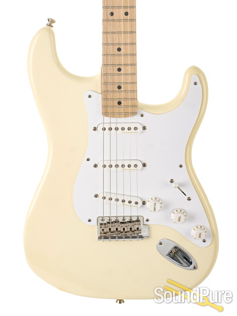 Fender Eric Clapton Strat Olympic White #US21006108 - Used — image 1