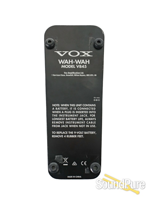 Vox Wah V845 Pedal - Used — image 2