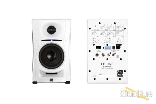 Kali Audio LP-UNF Ultra-Nearfield Studio Monitor Pair White — image 6