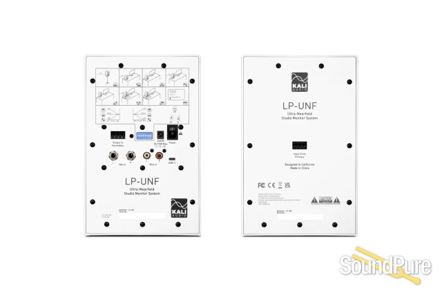 Kali Audio LP-UNF Ultra-Nearfield Studio Monitor Pair White — image 8
