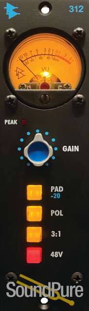 API 312 Microphone Preamplifier - Used