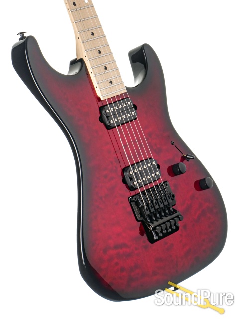 Suhr Standard Trans Red Thin Burst Guitar #89244 — image 2