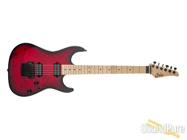 Suhr Standard Trans Red Thin Burst Guitar #89244 — image 4