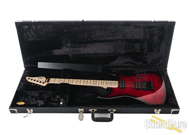 Suhr Standard Trans Red Thin Burst Guitar #89244 — image 5