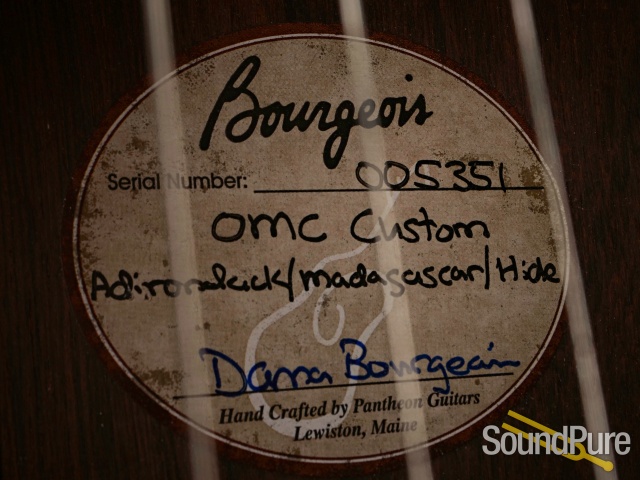 Bourgeois OMC Guitar #5351 - Used — image 8