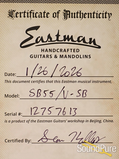 Eastman SB55/V-SB Guitar #12757613 — image 5