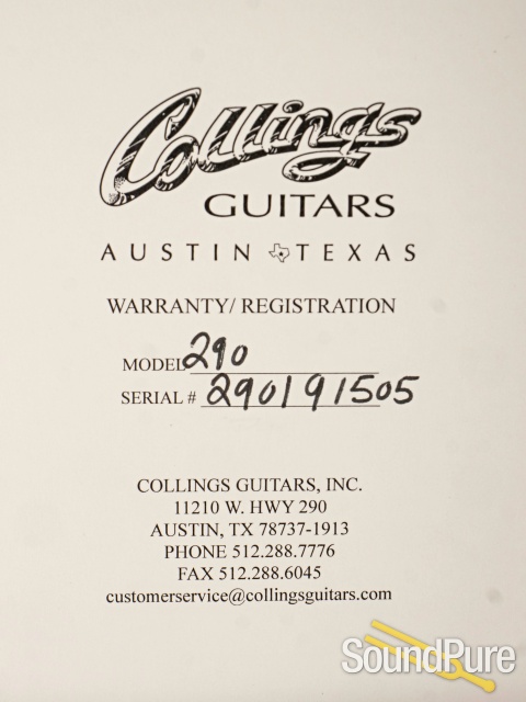 Collings 290 Guitar #290191505 - Used — image 5