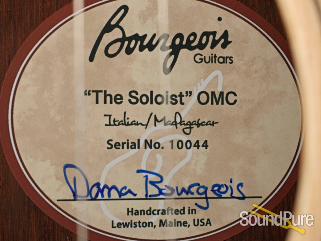 Bourgeois OMC "The Soloist" Acoustic Guitar #10044 — image 2