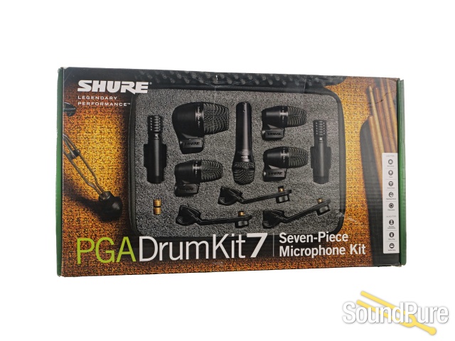 Shure PGADRUMKIT7 PG Alta Series 7pc Drum Mic Kit - Used — image 1