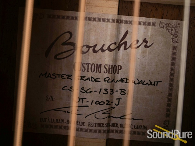 Boucher CS-SG-133-BI Acoustic Guitar #WT-1002-J - Used — image 8