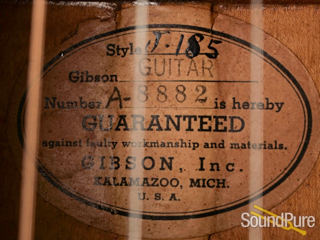 Gibson 1951 J-185 Guitar # - Used — image 8