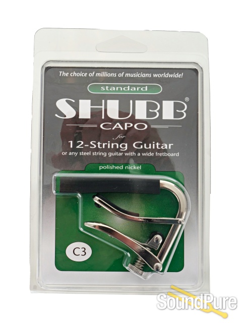 Shubb C3 Nickel 12-String Guitar Capo