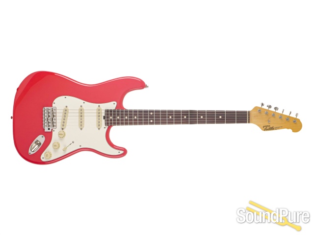 Tuttle Vintage Classic S Fiest Red Guitar #975 — image 4