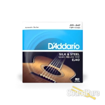 D'Addario EJ40 Acoustic/Folk Strings Silk & Steel 11-47