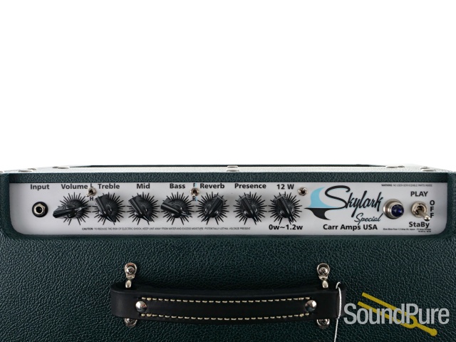 Carr Skylark Special 1x12 Combo Amplifier - Green — image 2