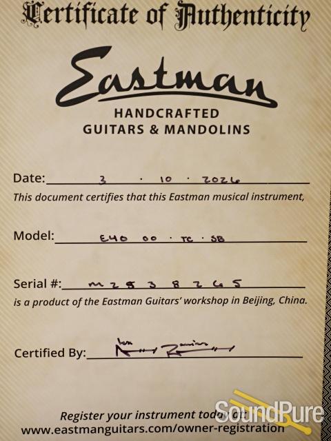 Eastman E40 OO-TC-SB Guitar #M2538265 — image 5