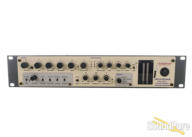 Sebatron Switchblade Stereo EQ and Diode Compressor - Used — image 1