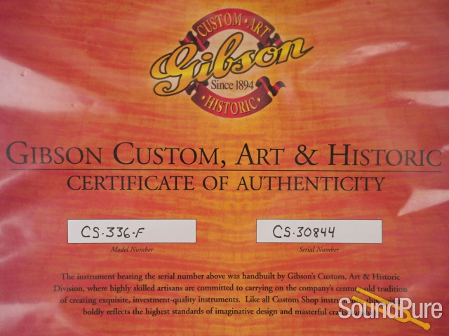 Gibson Custom Shop CS-336-F Guitar #CS30844 - Used — image 5