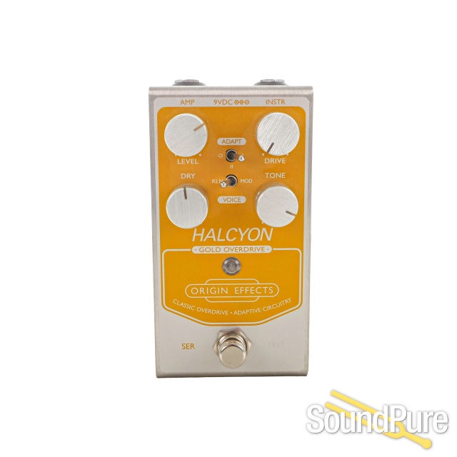 Origin Effects Halcyon Gold Overdrive Pedal - Used — image 1