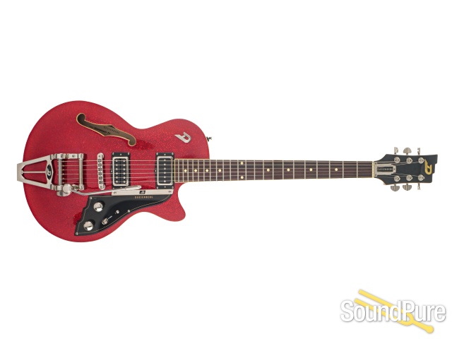 Duesenberg Red Sparkle Star Player Guitar #190943 - Used — image 4