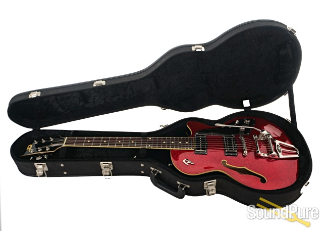 Duesenberg Red Sparkle Star Player Guitar #190943 - Used — image 5