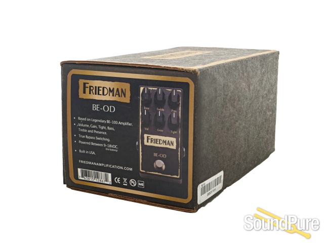 Friedman BE-OD Overdrive Pedal #3000317414 - Used — image 2
