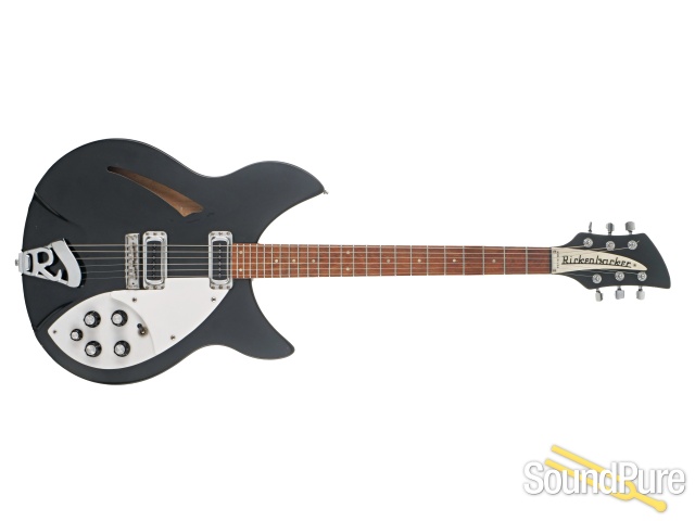 Rickenbacker Jetglo Black (1986) 330 Guitar #zb0320 - Used — image 4