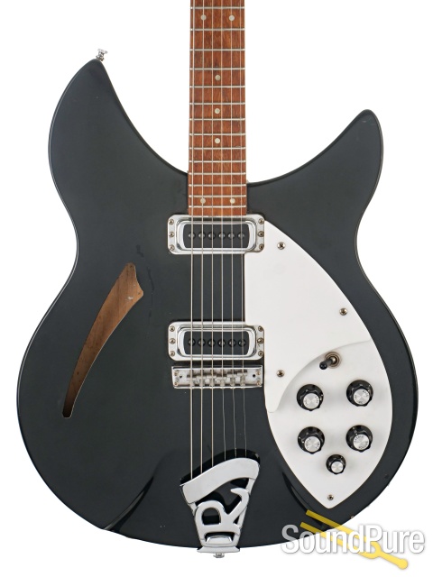 Rickenbacker Jetglo Black (1986) 330 Guitar #zb0320 - Used