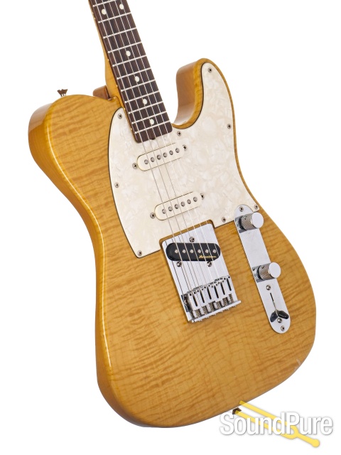 Fender Telecaster Dlx Foto Flame Guitar #T006178 - Used — image 2