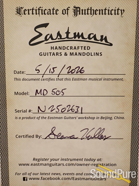 Eastman MD505 Mandolin #N2502631 — image 5