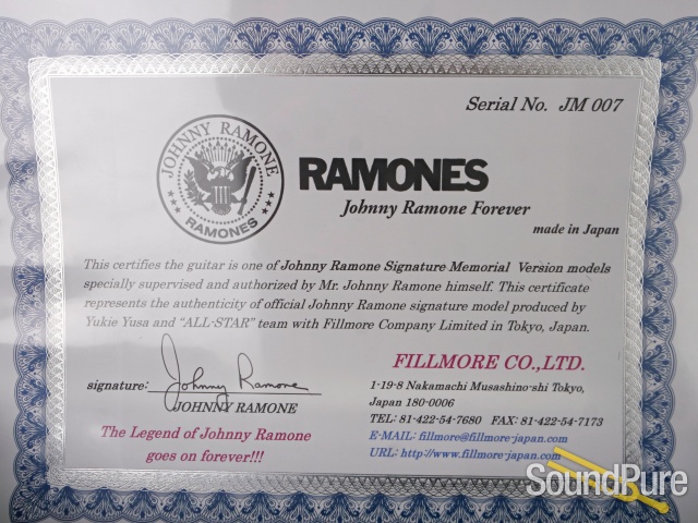 Filmore Mosrite Johnny Ramone Signature Guitar #JM007 - Used — image 5