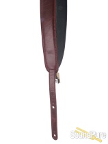 LM Products E-H25 2.5" Heritage Merlot Guitar Strap -Wine
