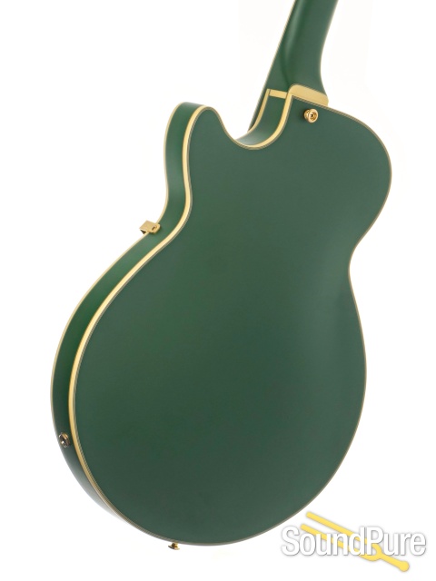 D'Angelico Deluxe SS Green Guitar #w1700506 - Used — image 3