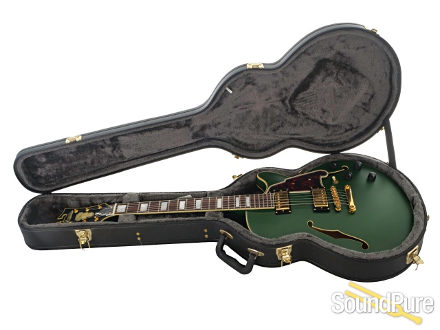 D'Angelico Deluxe SS Green Guitar #w1700506 - Used — image 5